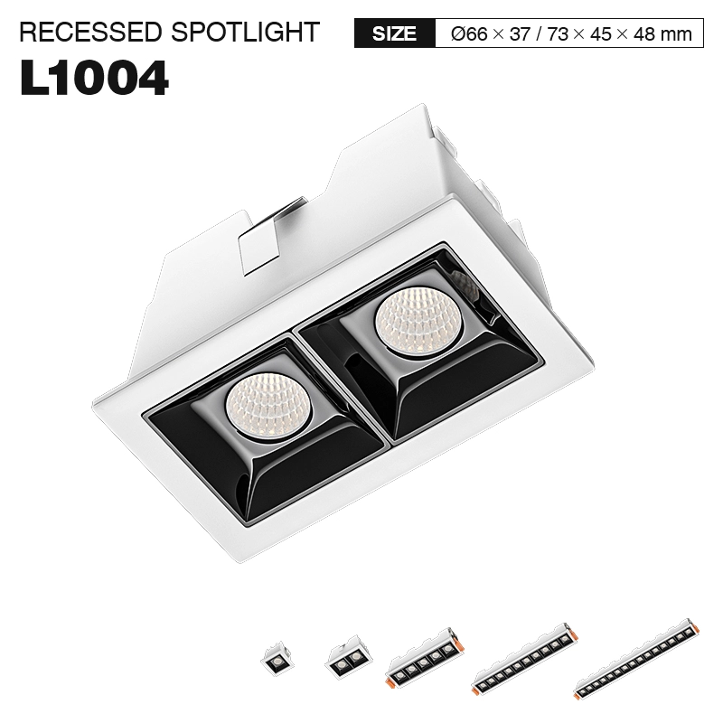 SLL005-A 2W 4000K 36° White LED recessed spotlights-Dining room lights--01