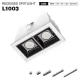 SLL005-A 2W 3000K 36° Bianco faretto da incasso-Illuminazione Showroom--01