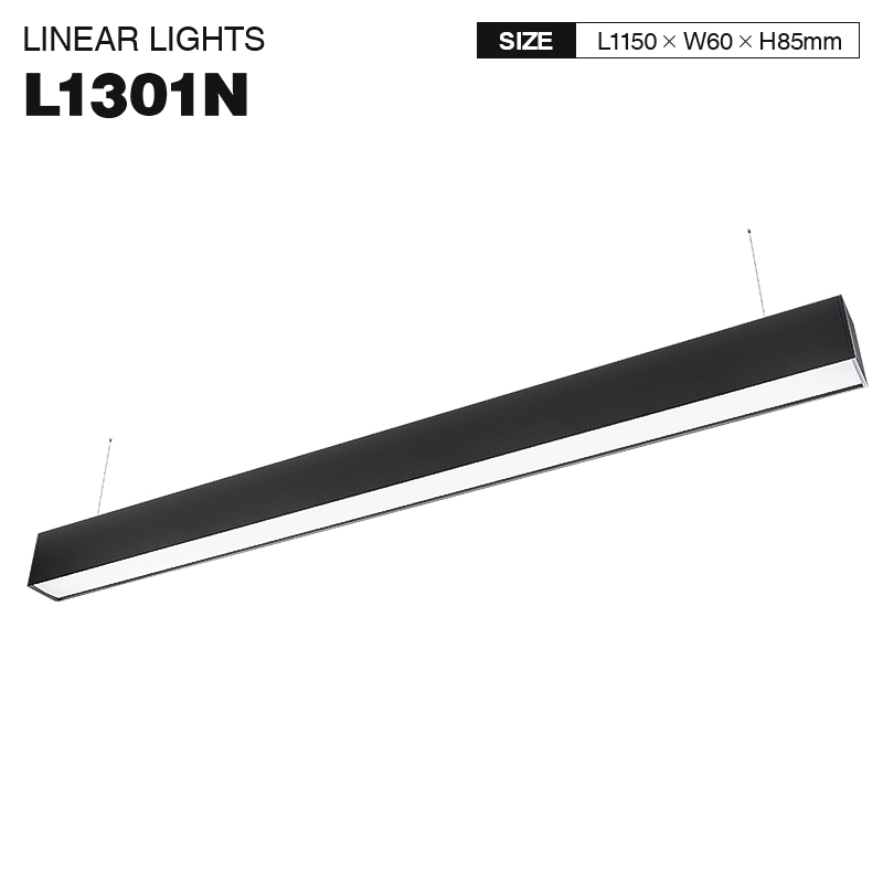 SLL002-A 20W 4000K 110° ಕಪ್ಪು ಪೆಂಡೆಂಟ್ ಗೊಂಚಲುಗಳು-LED ಲೀನಿಯರ್ ಲ್ಯಾಂಪ್ 20W--01