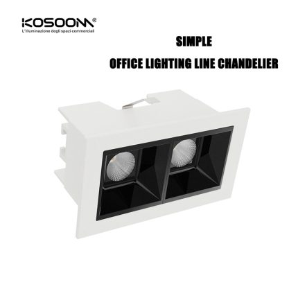 L1012 Illuminazione lineare a LED 10W 4000K 980LM SLL005-A - Kosoom-Lampada Lineare LED