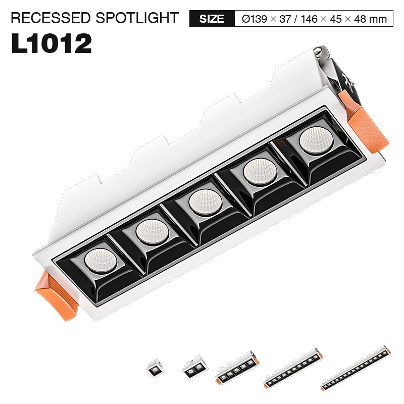 SLL005-A 10W 4000K 36° Ağ girintili LED işıq lampaları-LED mağaza işıqlandırması--01