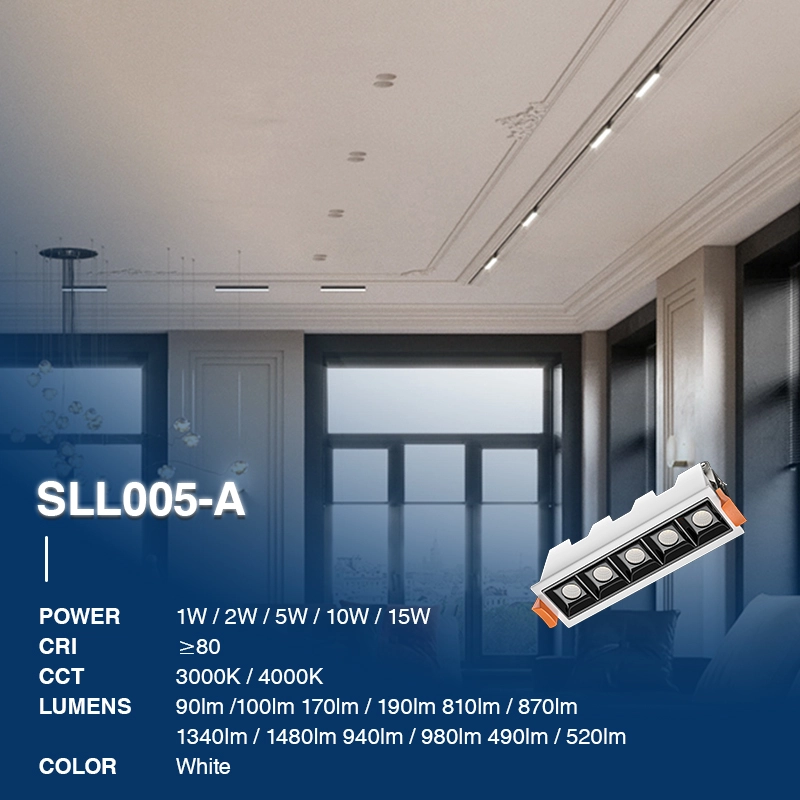 SLL005-A 10W 3000K 36° לבן זרקורים שקועים LED-זרקורים שקועים למטבח--02