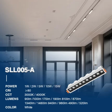 SLL005-A 10W 4000K 36° Bianco faretti da incasso led-Faretti LED Incasso 220v--02