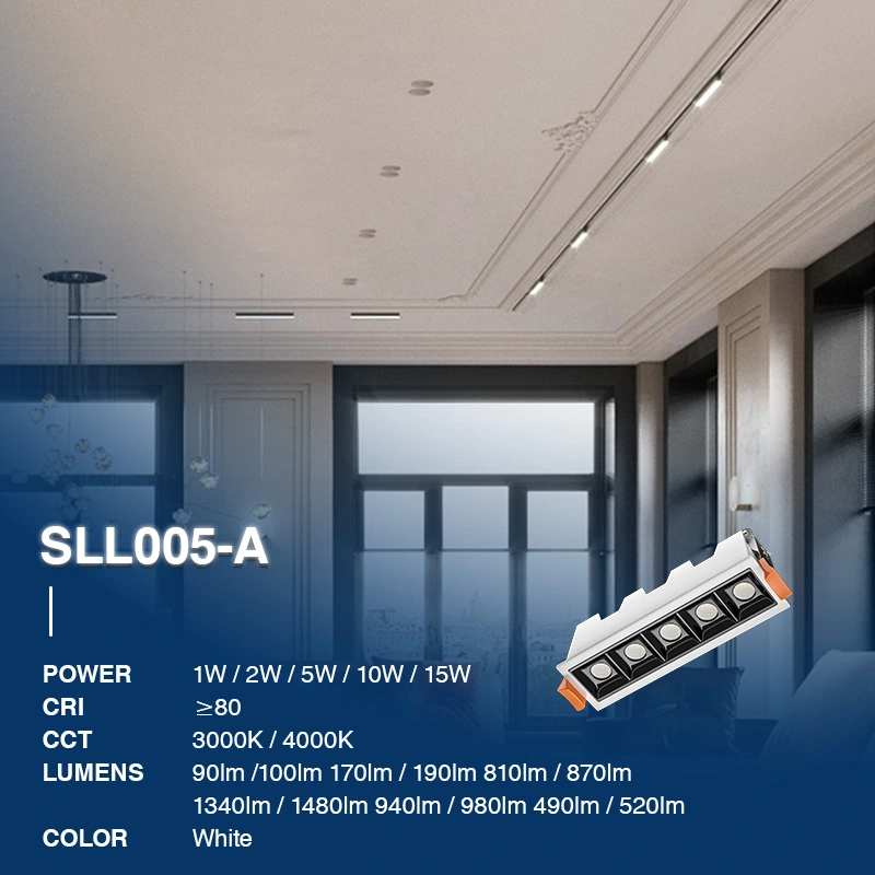 SLL005-A 5W 4000K 36° 白色埋込型 LED スポットライト-LED スポットライト--02