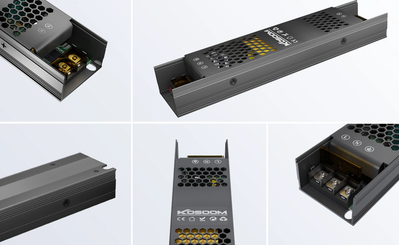 Alimentatore Ultra Sottile In Alluminio CPS Series | Per Strisce LED | Modello CPS400-H1V12 | 2 Anni Di Garanzia