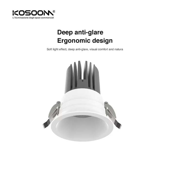 CSL010-A 10W 3000K 24° Bianco faretti a led da incasso-Faretti Da Incasso 3000K--03