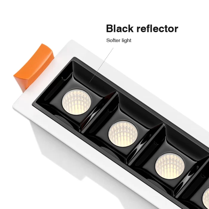 SLL005-A 10W 3000K 36° Bianco faretti da incasso soffitto-Lampada Lineare LED--04