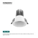 CSL010-A 10W 3000K 24° Bianco faretti a led da incasso-Bianco--04