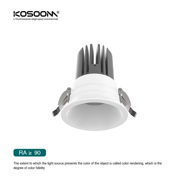 CSL010-A 7W 3000K 24° Bianco faretti da incasso led-Faretti LED--04