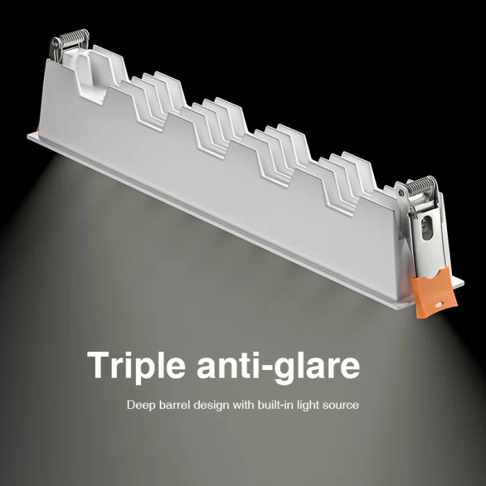 SLL005-A 10W 3000K 36° Bianco faretti da incasso soffitto-Illuminazione LED per negozi--05