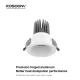 CSL010-A 10W 3000K 24° Bianco faretti a led da incasso-Faretti Da Incasso Led Per Negozio Abbigliamento--05