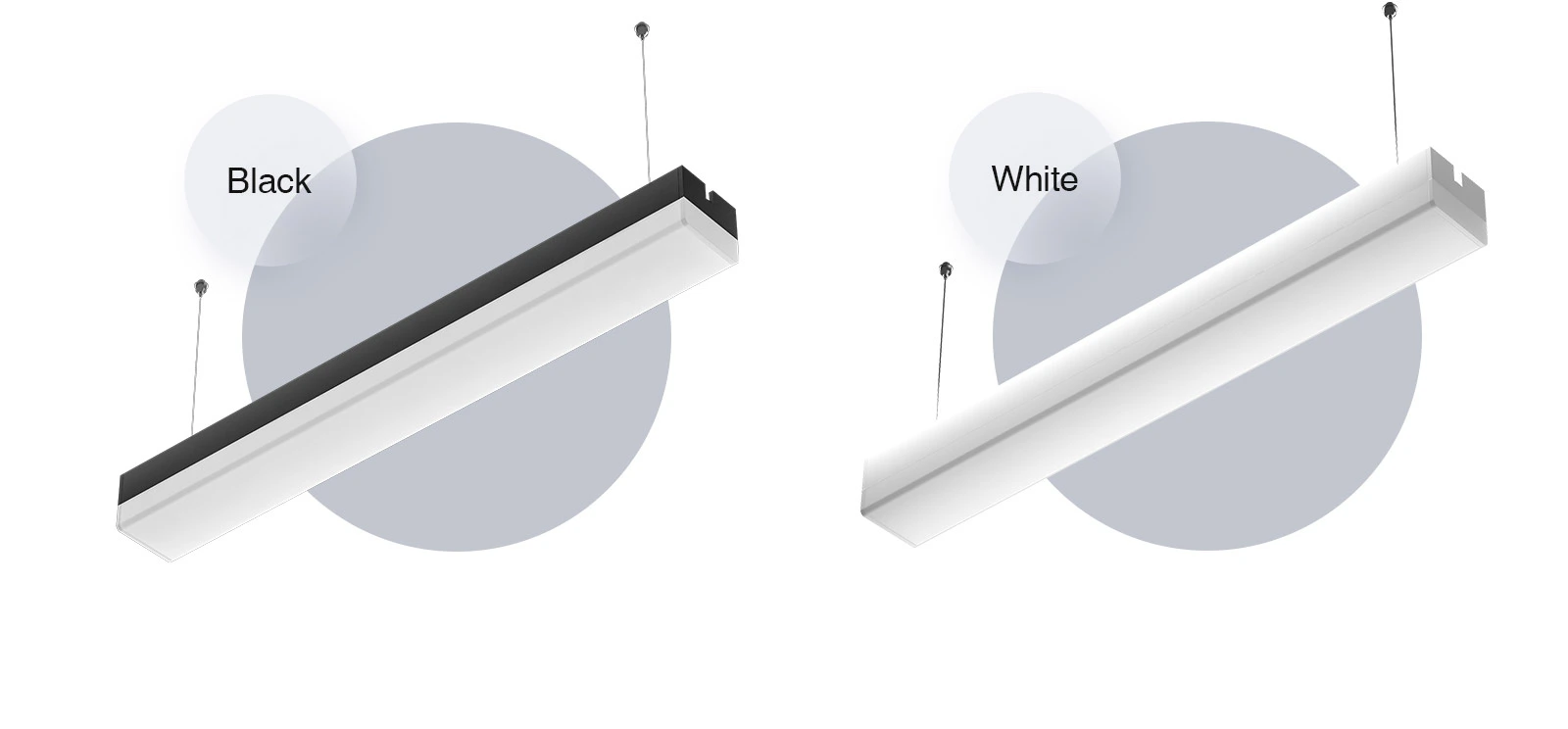 Lampada Lineare Led Nero 30W 4000K Produttore Garanzia:3anni L0403N MLL004-A-KOSOOM-Luce LED 4000K--07