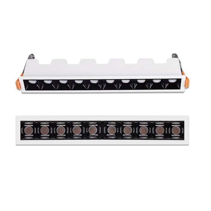 L1012 Illuminazione lineare a LED 10W 4000K 980LM SLL005-A - Kosoom-Faretti da Incasso