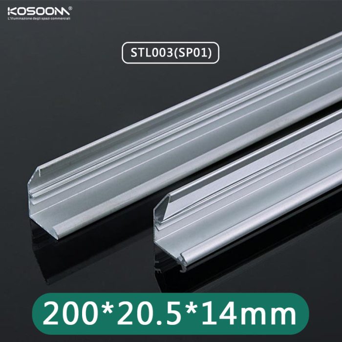 Profilo LED L2000x20.5x14mm SP01-Profili Per Strisce Led--SP01