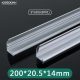 Profilo LED L2000x20.5x14mm SP01-Profili Per Strisce Led--SP01