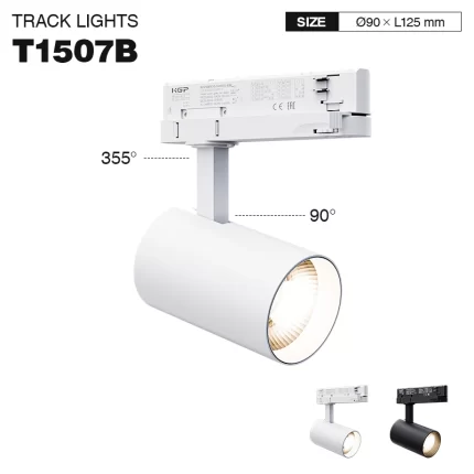 TRL015-30W-4000K-36°-White Track spotlights-Intelligent Lighting-TRL015-T1507B