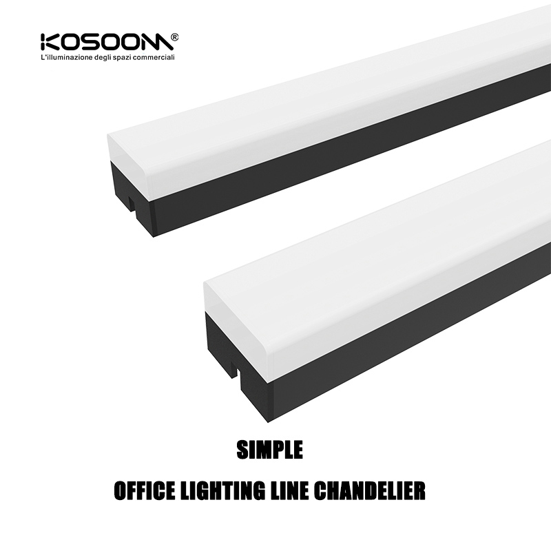 Kit di accessori per installazione a soffitto da 100 mm di alta qualità per luci lineari a soffitto a LED MLL003-A LA0305-Kosoom-Accessori