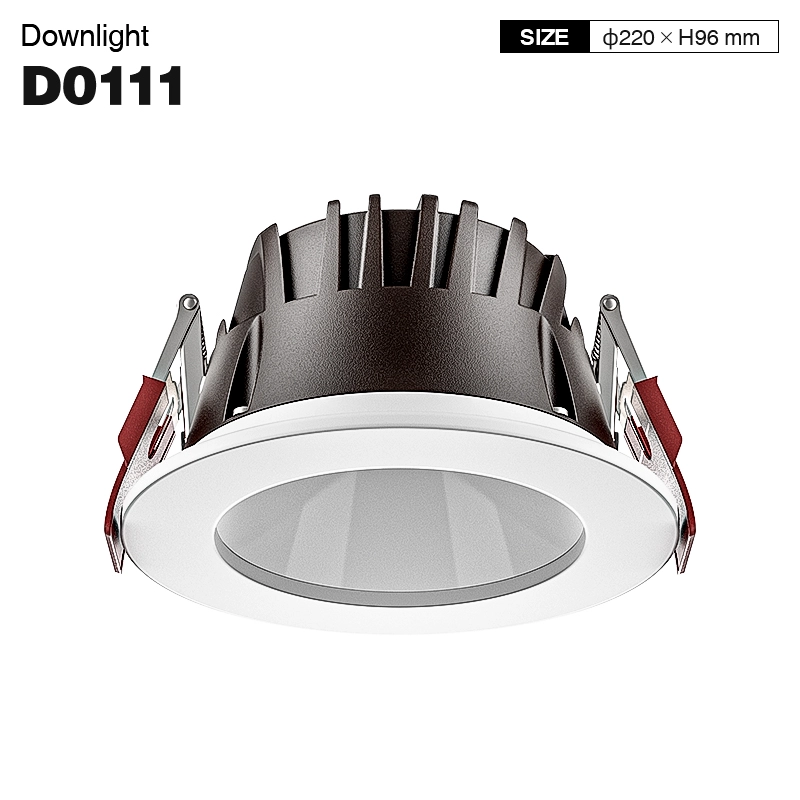 CDL001-E 40W 3000K 70° Recessed spotlights-Spotlights for plasterboard--01