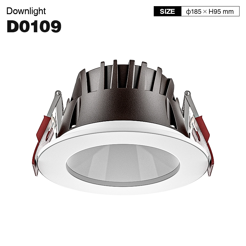 CDL001-E 30W 4000K 70°-gatgat Φ165 Ingeboude LED-kolligte-Moderne ingeboude kolligte--01