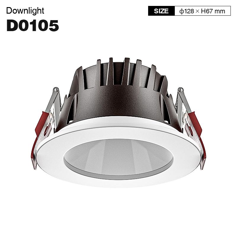 CDL001-E 20W 3000K 70° holu gat Φ110 led innfelldur kastljós-Eldhúskastarar--01