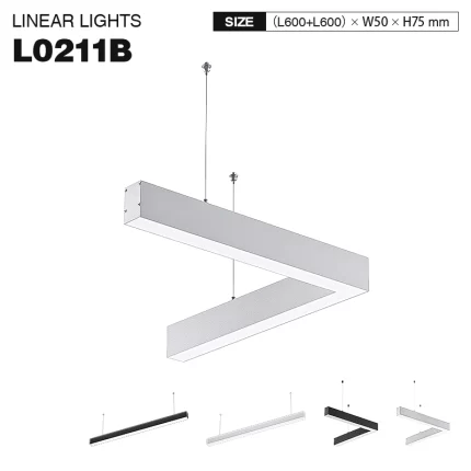 SLL003-A 40W 3000K 110° Bianco lampadario a sospensione-Bianco--01