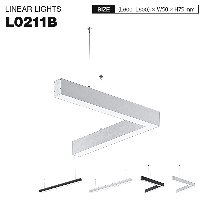 SLL003-A 40W 3000K 110° baltas pakabinamas liustra----01