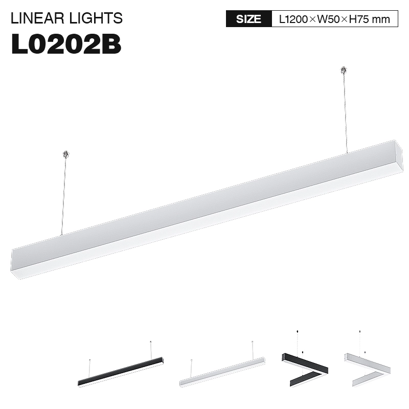 SLL003-A Lampe suspendue blanche 40W 4000K 110°-Éclairage Gym--01