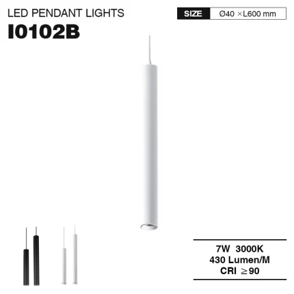 CSL001-M 7W 3000K 36° Bianco lampadari a goccia-Luce LED 3000K--01