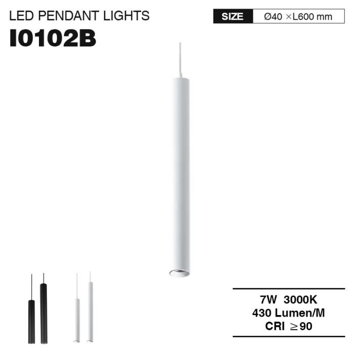 CSL001-M 7W 3000K 36° Bianco lampadari a goccia-Luce LED 3000K--01