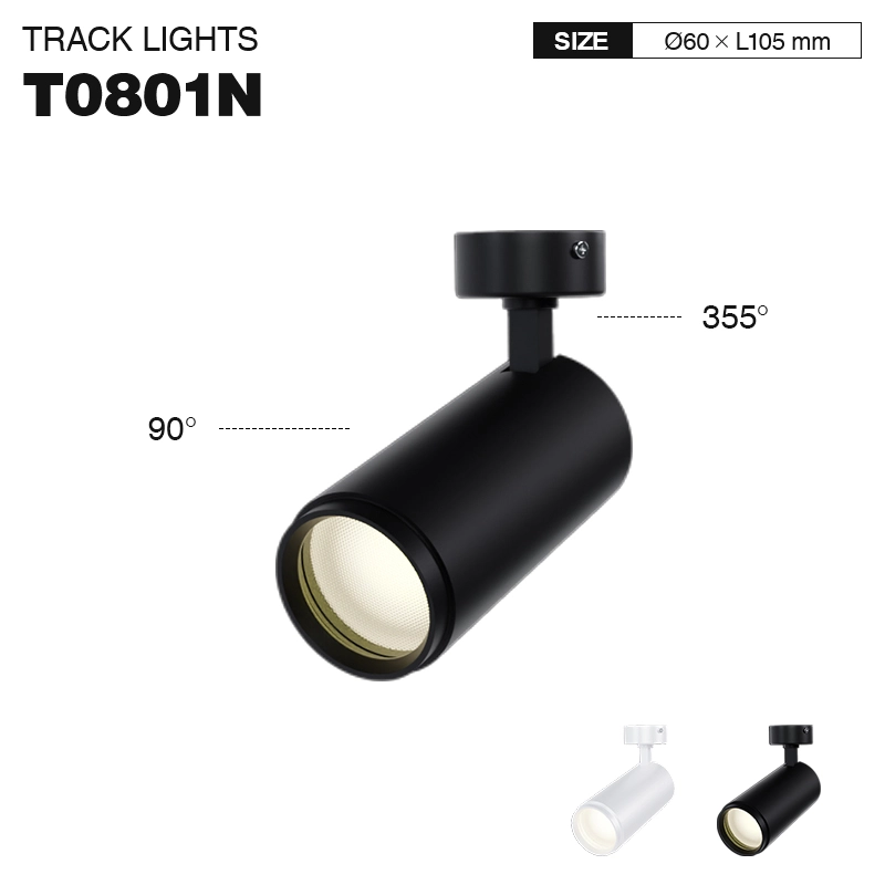 TRL008-8W-3000K-24°-Μαύρη πίστα με προβολείς led-Σε εσοχή για προβολείς-μπεστ σέλερ-01