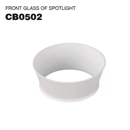 Anello frontale bianco moderno per faretto - CSL005-A-CB0502 - Kosoom-Faretti LED--01