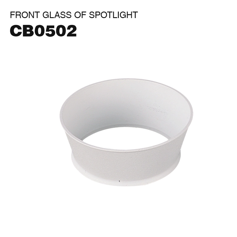 Anello frontale bianco moderno per faretto - CSL005-A-CB0502 - Kosoom-Accessori--01