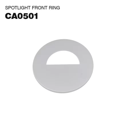 Elegante anello frontale bianco per faretto - CSL005-A-CA0501 - Kosoom-Faretti LED--01