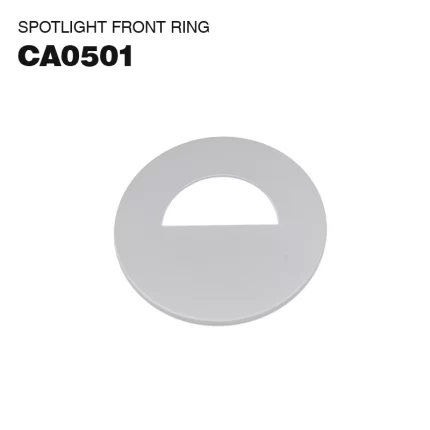 Elegante aro frontal blanco para foco - CSL005-A-CA0501 - Kosoom-Focos LED--01