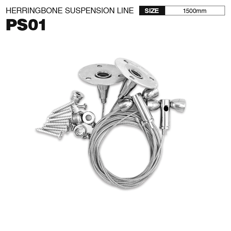 Sospensione a spina di pesce da 1,5 m Linea PLE001-PS01 Kosoom-Accessori--01