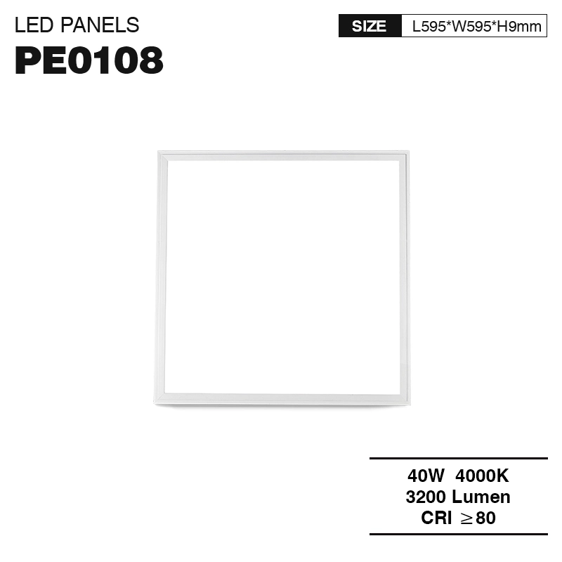 PLE001 40W 4000K 110° 白色 LED パネル-家庭用 LED ランプ--01