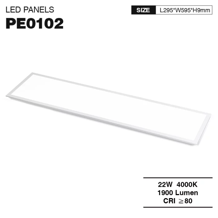 PLE001 22W 4000K 110° Bianco Pannelli led-Illuminazione corridoio--01
