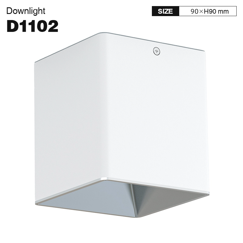 CDL002-S 10W 4000K 60° Bianco faretti led da incasso-Illuminazione LED per negozi--01
