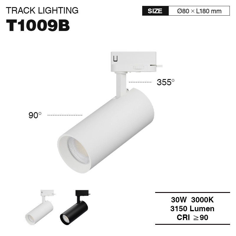 TRL010 30W 3000K 36° Spots sur rail Blanc-Spots de Cuisine sur Rail--01