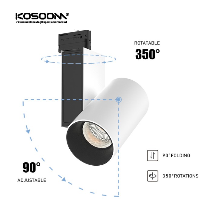 Lampade Led a Binario 50W, Bridgelux V13C, Ottimale 4200 Lumens Output - TLA210550-TLA2-Kosoom-Faretti LED--01 22