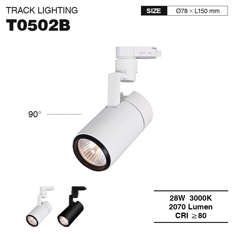 TRL005 35W 3000K 24° Ağ relsli led işıqlar-Otel işıqlandırması--01