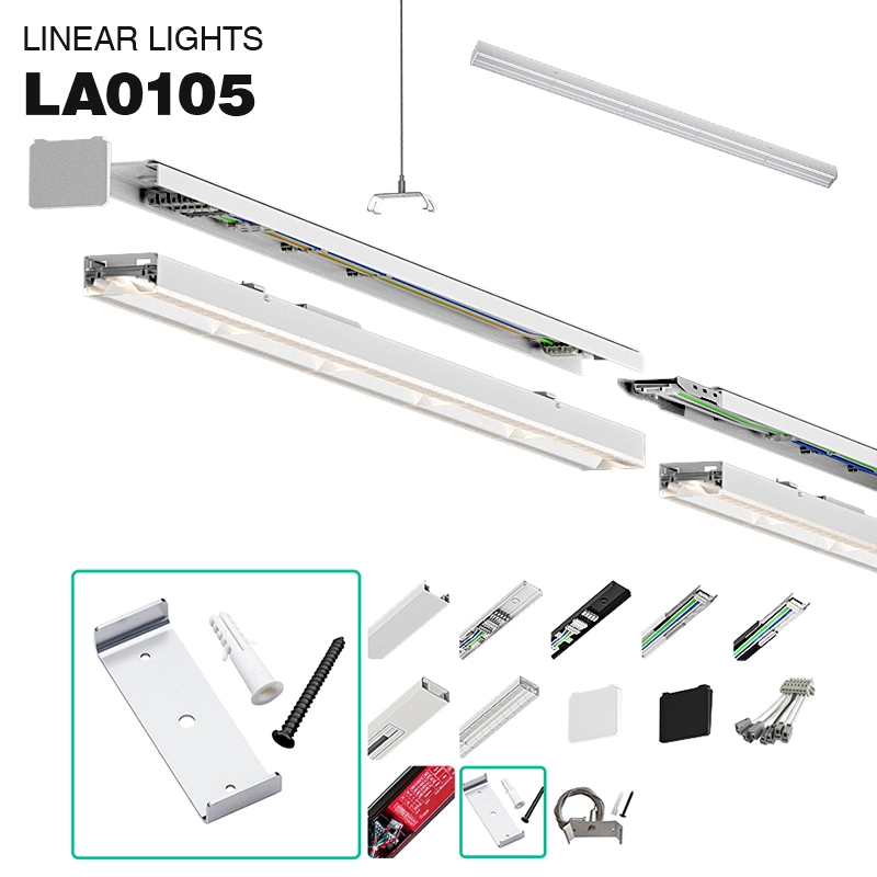 Vendita all'Ingrosso Kit di Accessori per L'installazione a Soffitto per Luci a LED - LA0105 MLL002-A Kosoom-Accessori--01