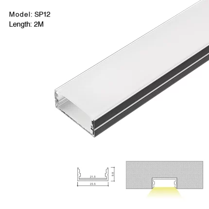 Kit Completo Profilo Luce LED L2000x23.5x9.8mm SP12-Profili LED--01