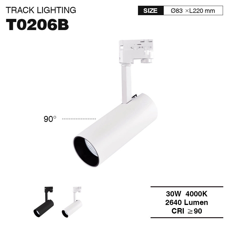 TRL002 30W 4000K 55° Refletor de trilho branco - Refletores de trilho - 01