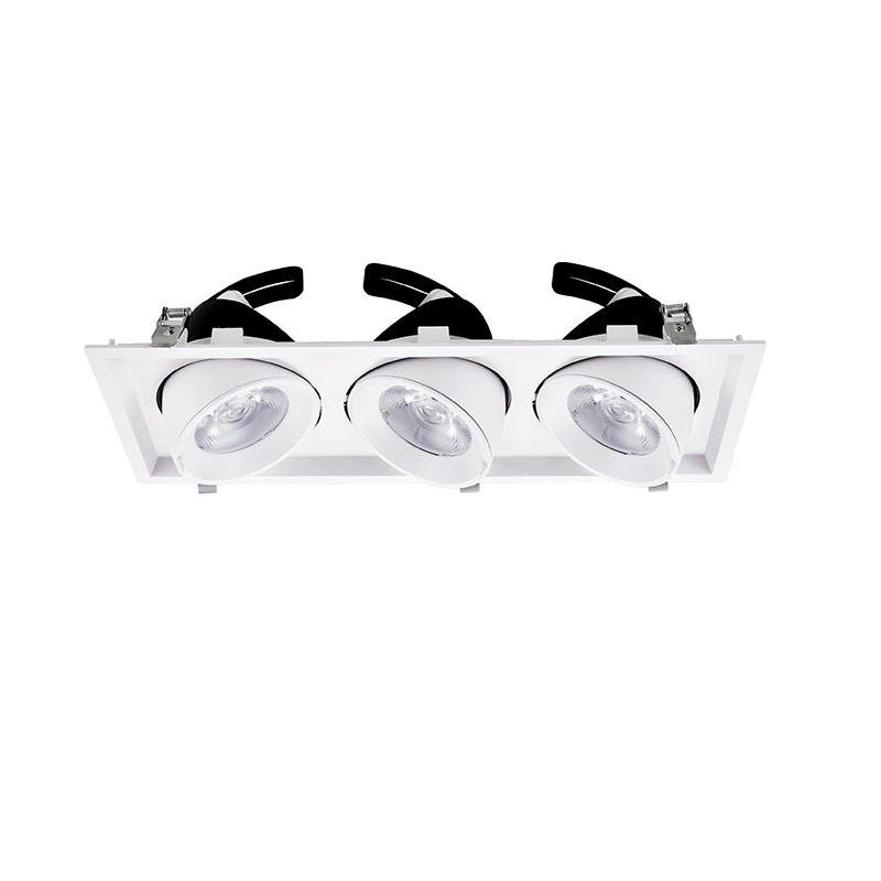 Εργοστασιακά απευθείας C0418 LED Downlights 30W*3 4000K 7500LM CSL004-A Kosoom-Χωνευτοί προβολείς