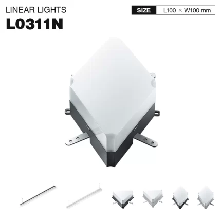 MLL003-A 6W 3000K 130° Nero lampadario led-Luce LED 3000K--01