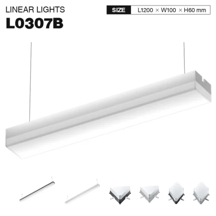 MLL003-A 50W 3000K 120° Bianco lampadario a sospensione-Illuminazione della palestra--01