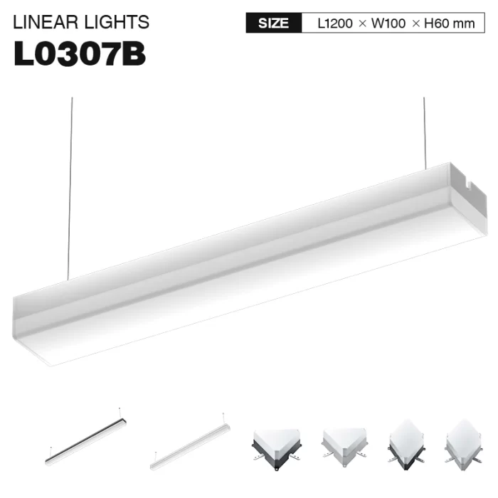 MLL003-A 50W 3000K 120° Bianco lampadario a sospensione-Illuminazione della palestra--01
