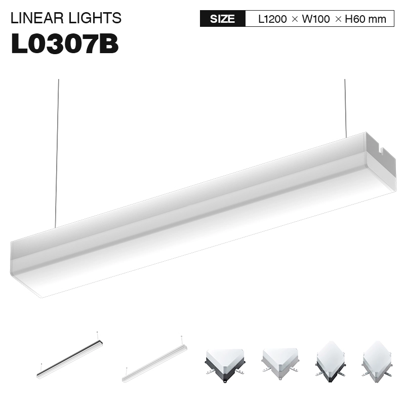 MLL003-A 50W 3000K 120° Lampadario a sospensione bianca-Illuminazione di palestra--01