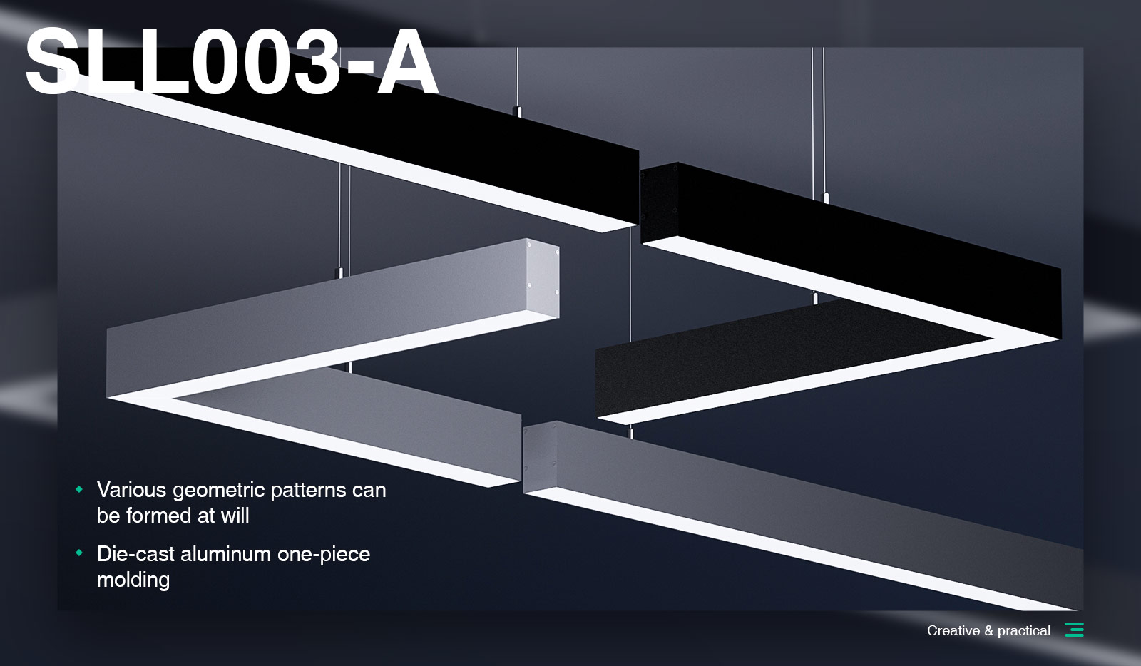 Illuminazione Led Lineare 40W 4000K 5000LM L0211B Garanzia:3anni SLL003-A-KOSOOM-Luce LED 4000K--01